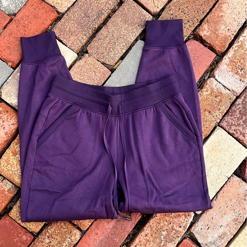 Athletic Works Deep Purple Jogger Pants